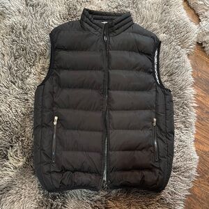 Men's Black Puffer Vest